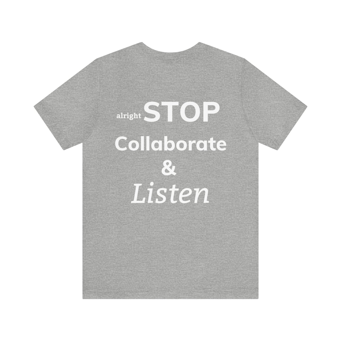 Abrigo CE Stop Collaborate & Listen