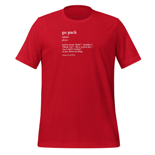 go pack Unisex t-shirt
