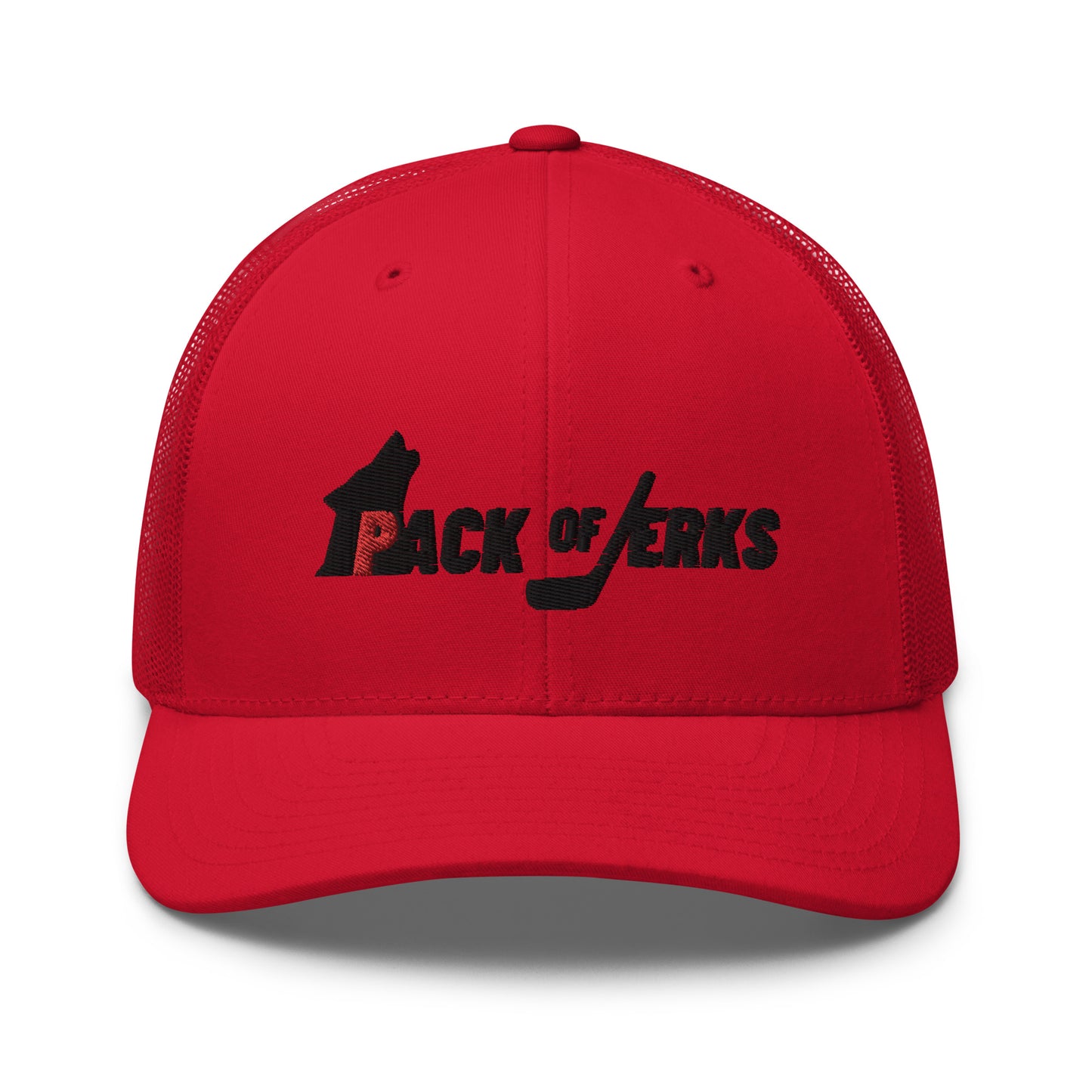 Pack of Jerks Red Trucker Cap