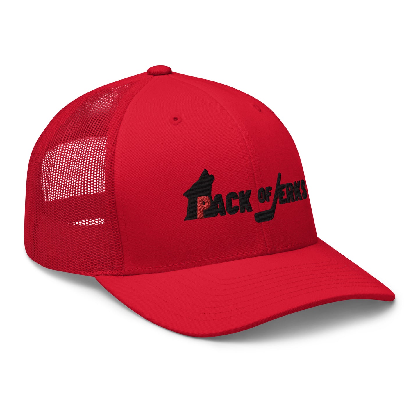 Pack of Jerks Red Trucker Cap