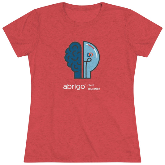 Abrigo CE Women's Triblend Tee (dark logo)