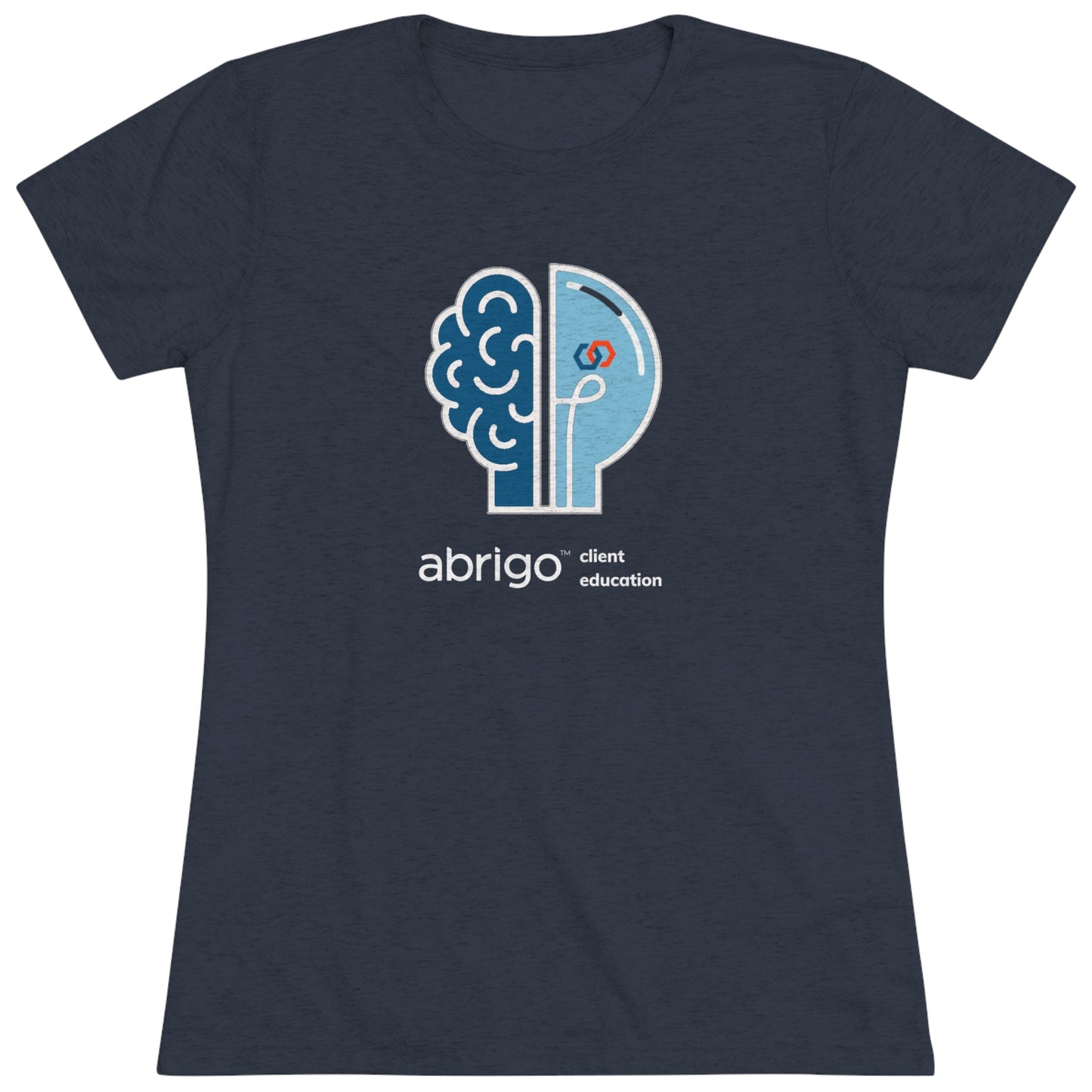 Abrigo CE Women's Triblend Tee (light logo)