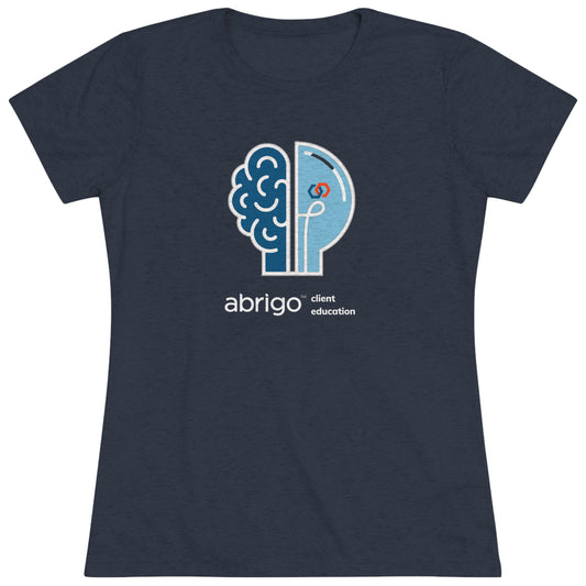 Abrigo CE Women's Triblend Tee (light logo)