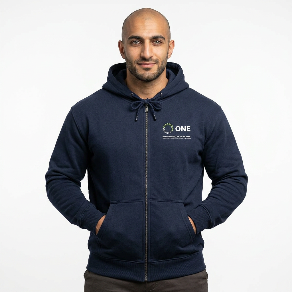 Embroidered Abrigo Professional Services Unisex Full-Zip Hooded Sweatshirt