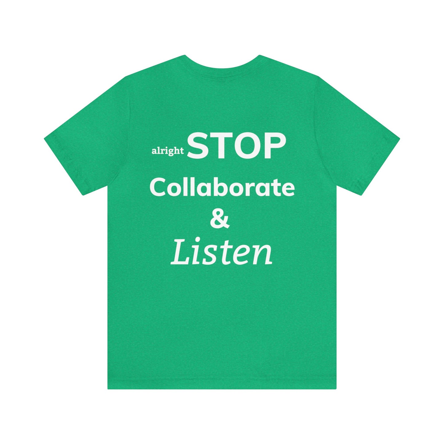 Abrigo CE Stop Collaborate & Listen