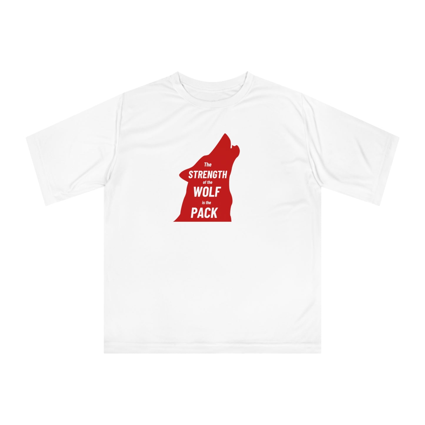 Strength of the Wolf Performance T (Red Logo)