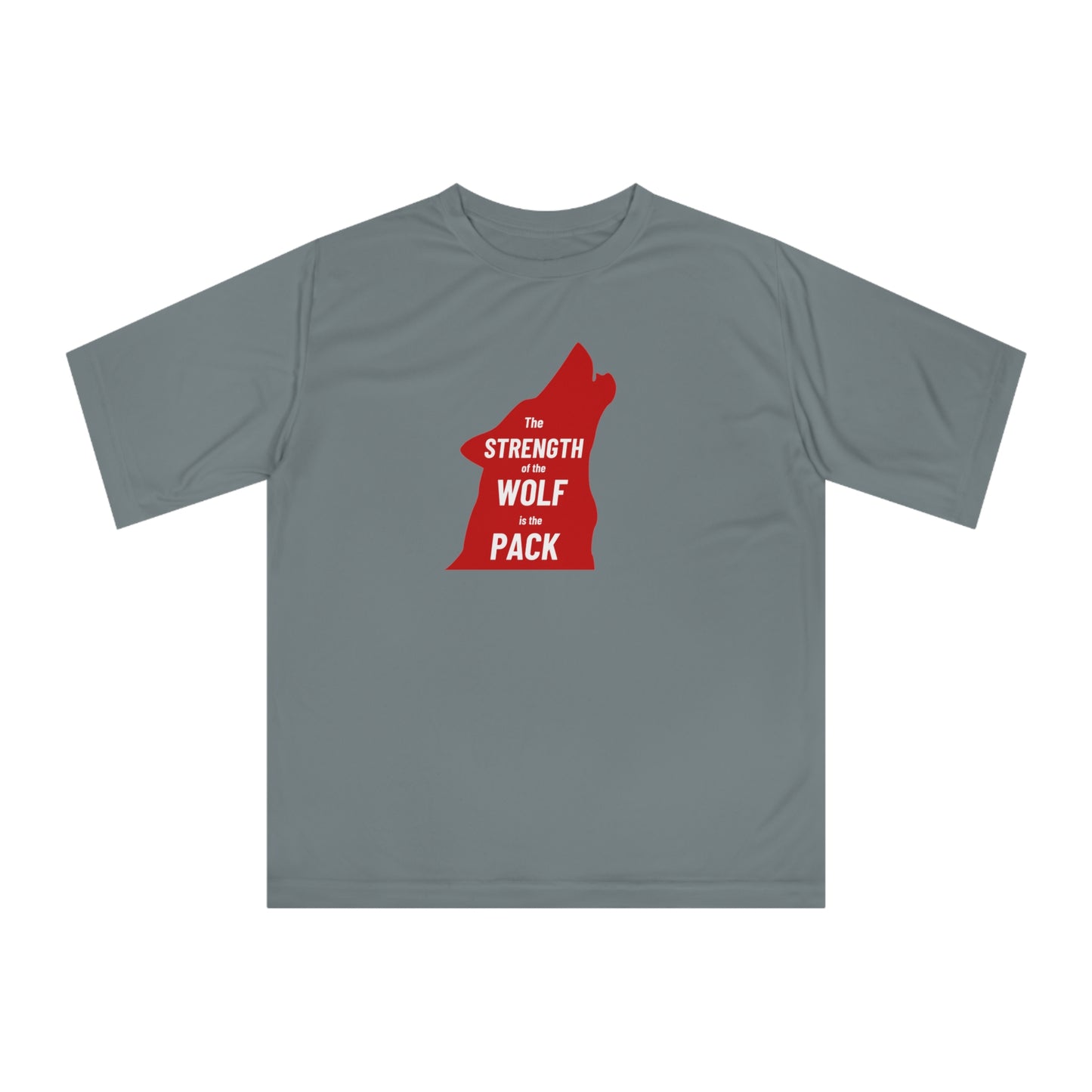 Strength of the Wolf Performance T (Red Logo)