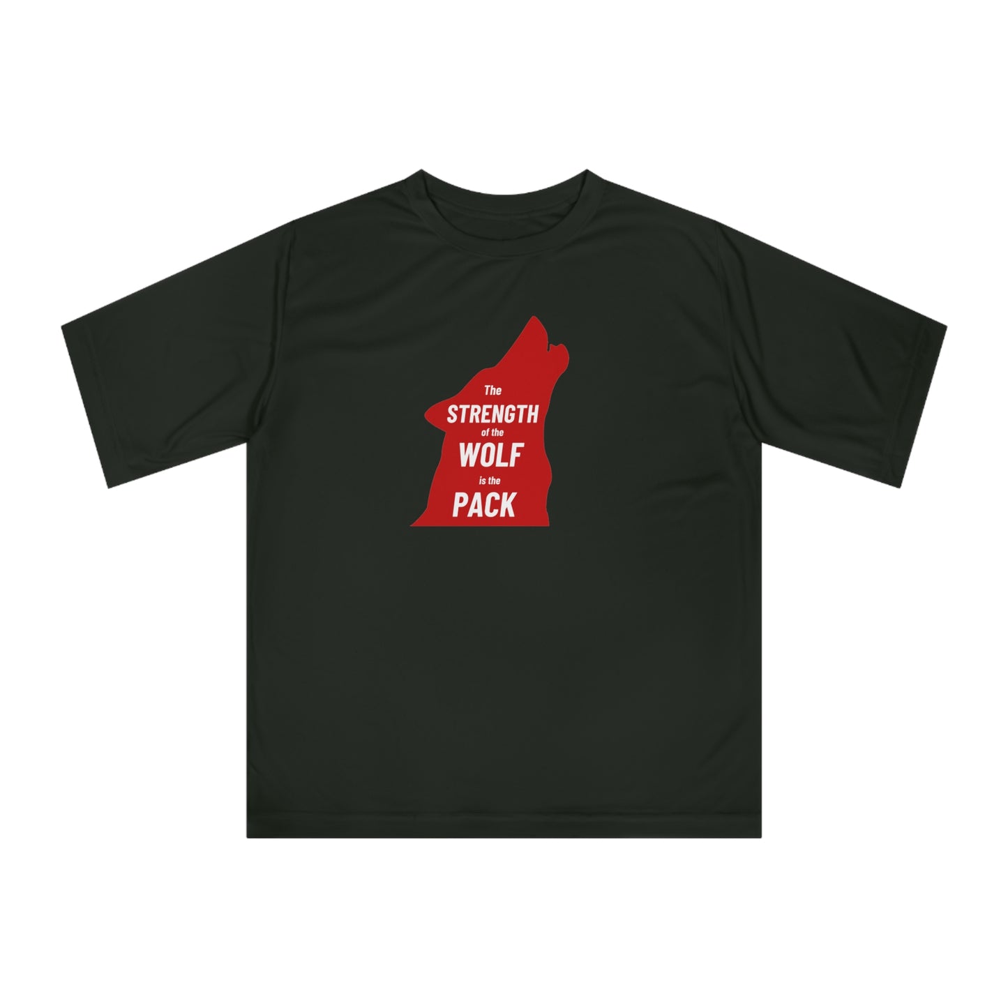 Strength of the Wolf Performance T (Red Logo)