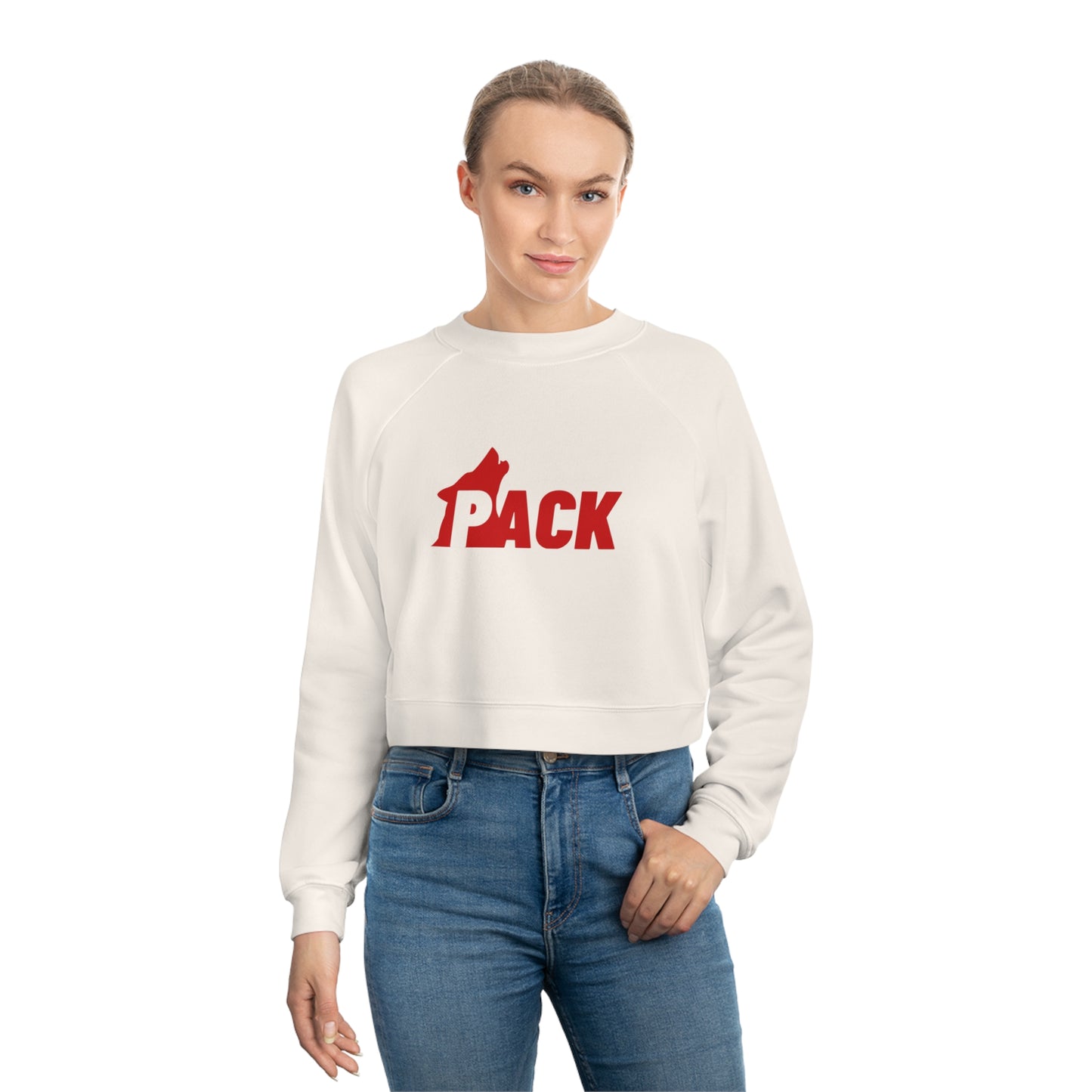PACK Women's Cropped Fleece Crew