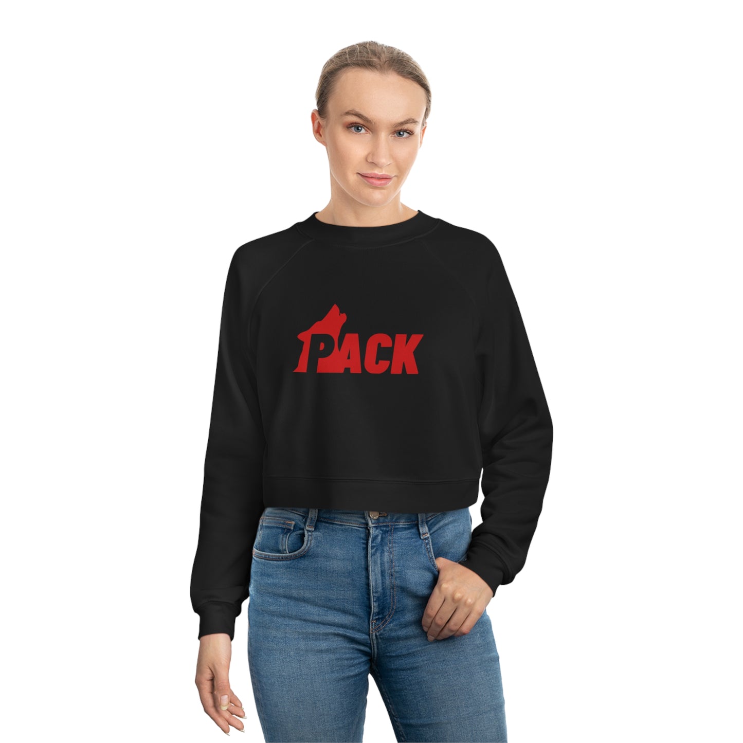 PACK Women's Cropped Fleece Crew