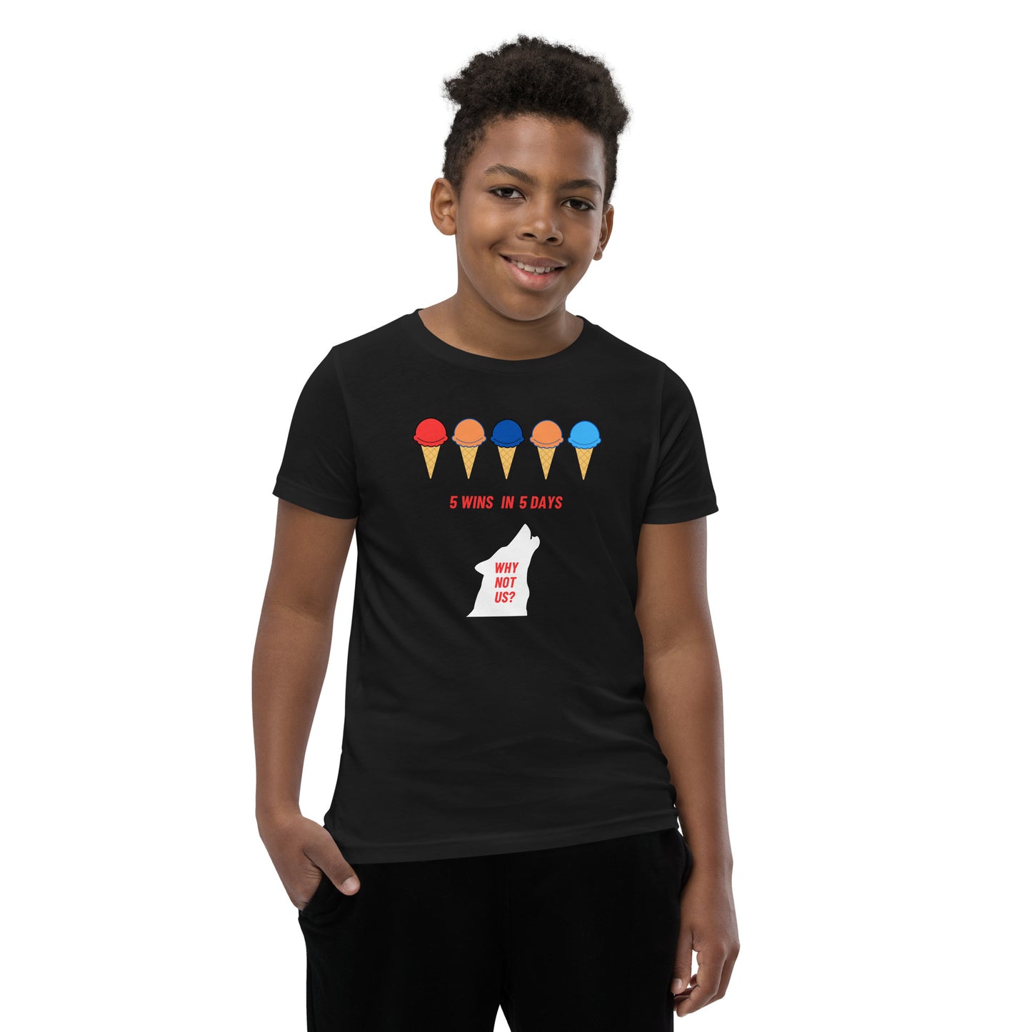 5 Wins 5 Days Youth T-Shirt