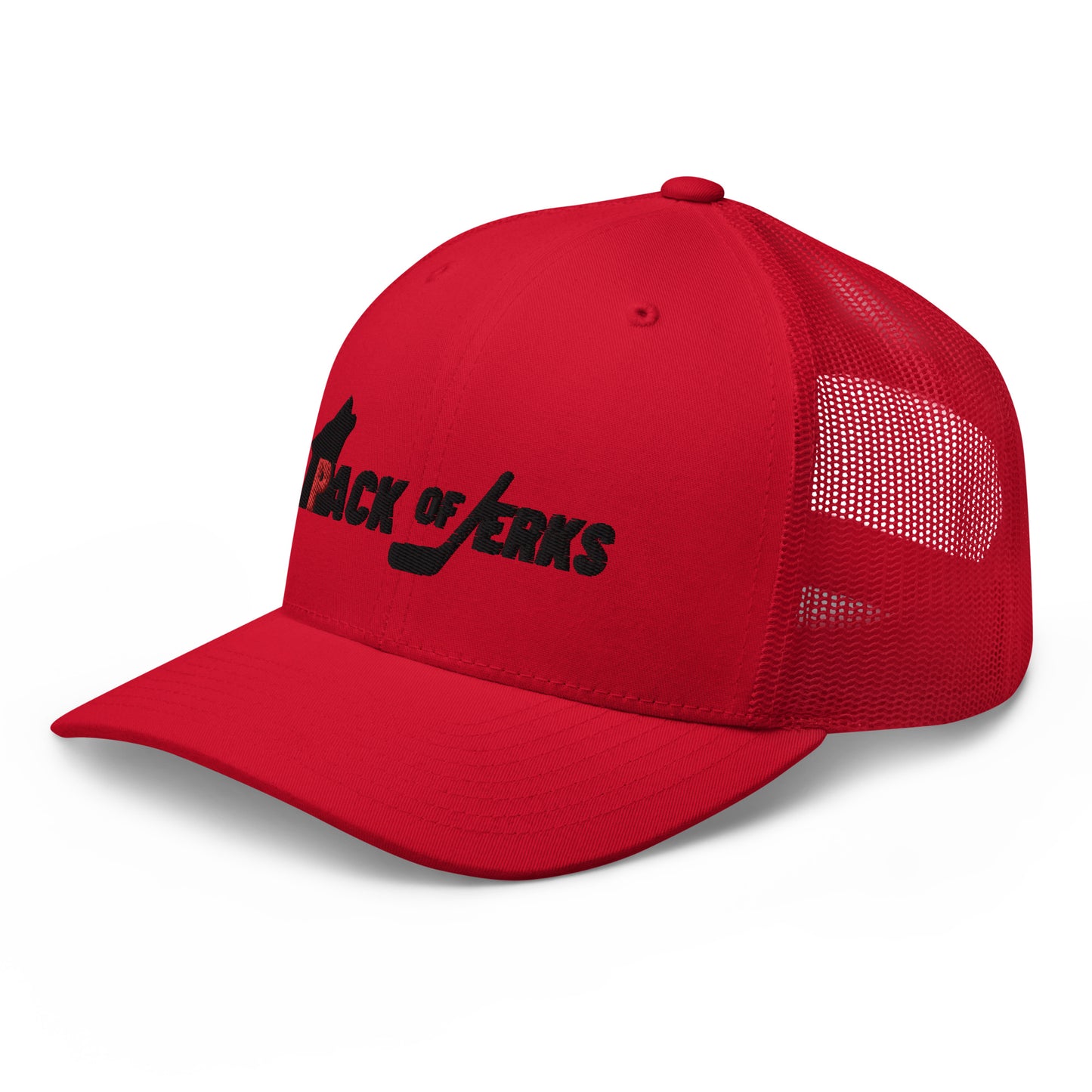 Pack of Jerks Red Trucker Cap